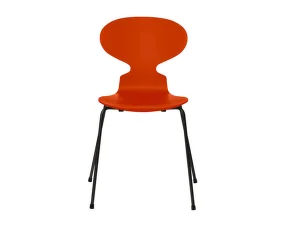 Ant™ 3101 Chair Lacquered, black/paradise orange