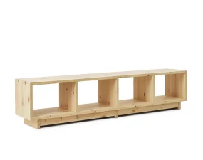 Fyr Bookcase Low, pine