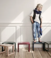 Little Architect Stool, grey