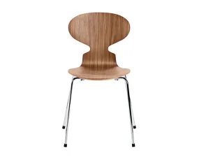 Ant™ 3101 Chair, chrome/walnut
