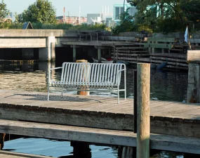 Palissade Lounge Sofa, galvanised