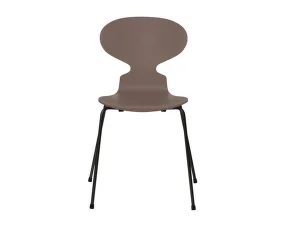 Ant™ 3101 Chair Lacquered, black/deep clay