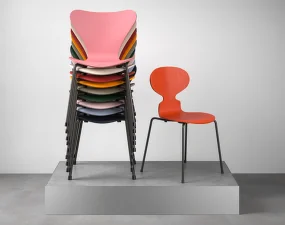 Ant™ 3101 Chair Lacquered, black/wild rose