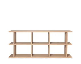 Kona Bookcase 3x2, natural