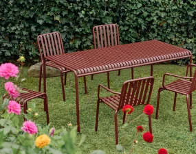 Palissade Table 170, iron red