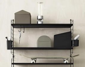 String Hooks, Set of 5, beige