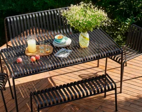 Palissade Dining Bench without Armrest, anthracite