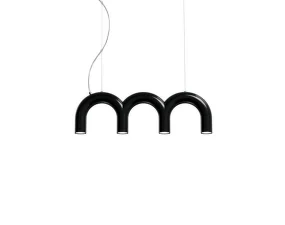 Arch Triplette Pendant, black