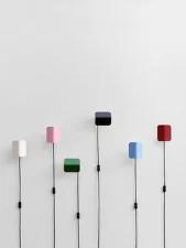 Apex Wall Lamp, maroon red