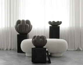 Bloom Tray Big, dark grey