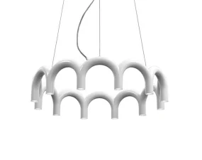 Arch Circle 98 Pendant, white