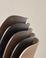 Co Chair with Armrest, natural oak / Hallingdal 130