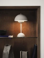 Flowerpot VP9 Portable lamp, matt light grey