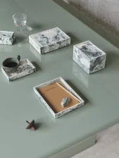 Mist Tray 15x20, emerald off-white