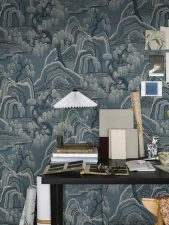 Indigo Garden Wallpaper 3133