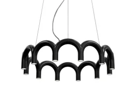 Arch Circle 98 Pendant, black
