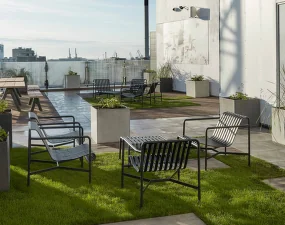 Palissade Dining Bench, cream white