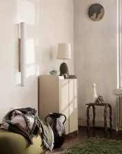 Vuelta Wall Lamp 100, white/brass