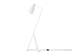 Gräshoppa Floor Lamp, alabaster white glossy