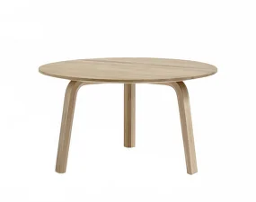 Bella Coffee Table Ø60x32, lacquered oak
