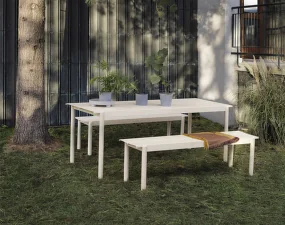 Linear Steel Bench 170 cm, dark green