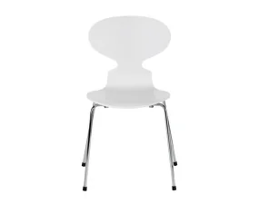 Ant™ 3101 Chair Fully Lacquered, chrome/white