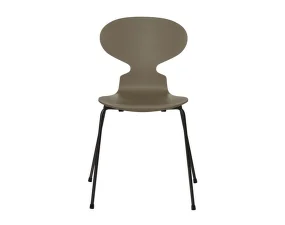 Ant™ 3101 Chair Lacquered, black/olive green