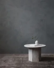 Epic Coffee Table Ø60, white travertine