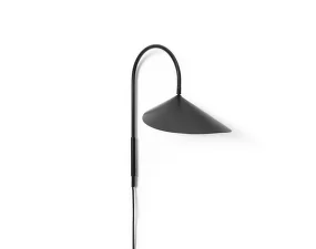 Arum Swivel Wall Lamp, black