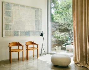 Gräshoppa Floor Lamp, walnut brown glossy