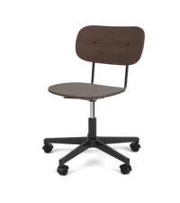 Co Task Chair, black/dark oak