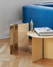 Slit Table High, light yellow