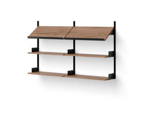 Office Shelf, walnut/black