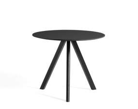 Copenhague CPH 20 Table Ø90, black oak/black laminate