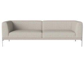 Caisa 3-Seater, brushed steel/Nantes sand