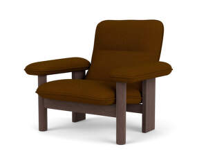 Brasilia Lounge Chair, Baru 0450/dark stained oak