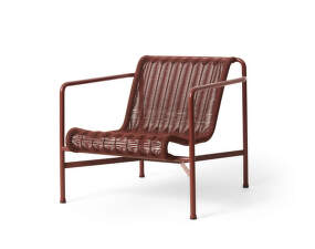 Palissade Cord Lounge Chair Low, iron red