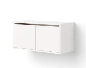 Cabinet Low w. Doors, white