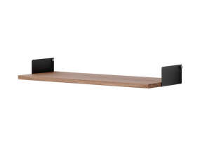 New Works Standard Shelf Kit, walnut/black