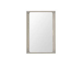 Arced Mirror 80x55, light grey