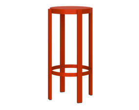 Doon Bar Stool 75 cm, tomato red