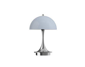 Panthella 160 Portable Lamp V3, chrome opal blue grey