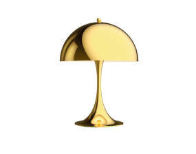 Panthella 250 Table Lamp, brass metallised