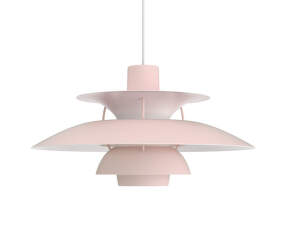 PH 5 Pendant Lamp, monochrome pale rose