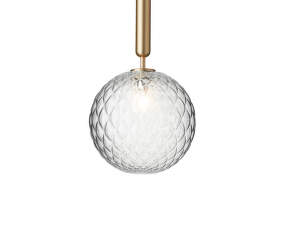 Miira 1 Pendant Large, brass/optic clear