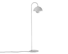 Flowerpot VP12 Floor Lamp, chrome-plated