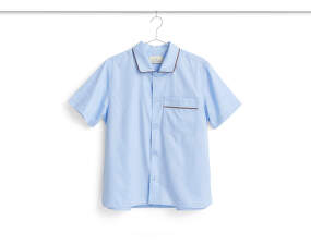 Outline Pyjama Short Sleeve Shirt S/M, soft blue