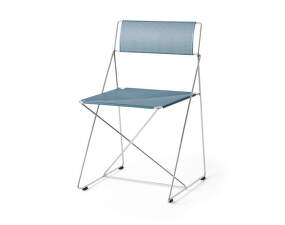 X-Line Chair Chrome, powder blue