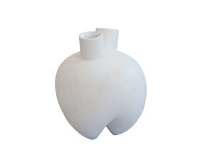 Sumo Vase Horns, bone white