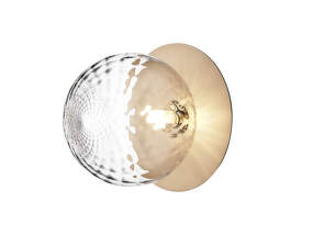 Liila 1 Wall/Ceiling Light Large, nordic gold/optic clear